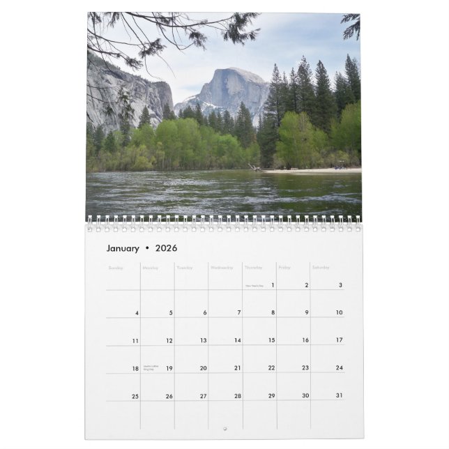 Calendrier 2015 de Yosemite (Jan 2026)