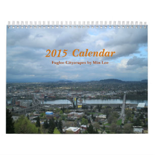 Calendrier 2015 des paysages urbains de Fuglee