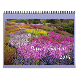 Calendrier 2015 du jardin de Dave