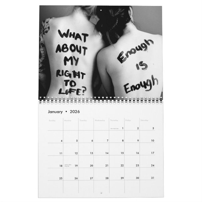 calendrier 2015 d'UniteWomen.org Liora K (Jan 2026)