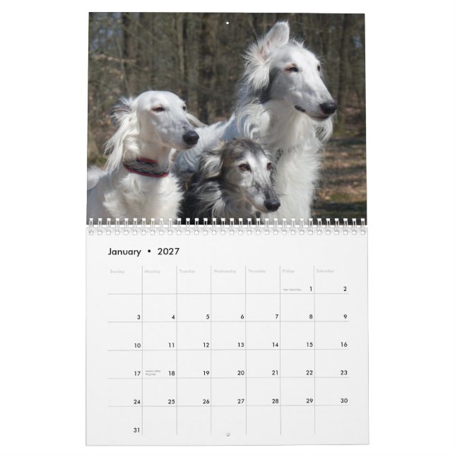 Calendrier 2015 Windhounds de soie (Jan 2027)
