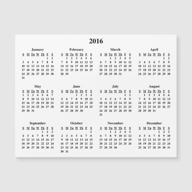 Calendrier 2016 (Devant)