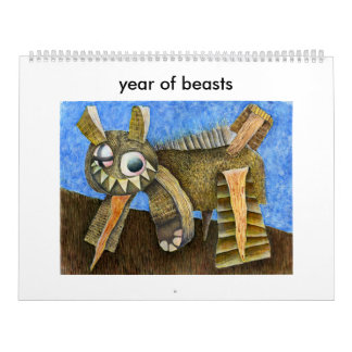 Calendrier 2016 ans de bêtes