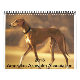 Calendrier 2016 d'Azawakh
