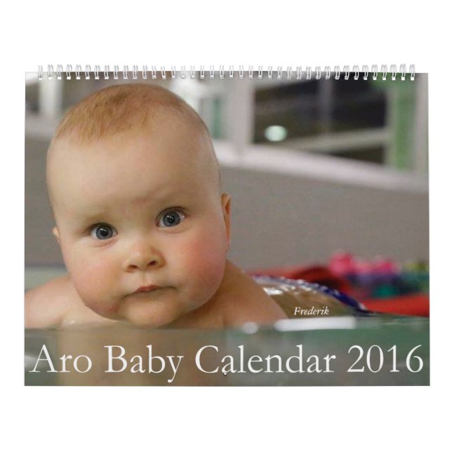 Calendrier 2016 de bébé d'Aro (Protection)