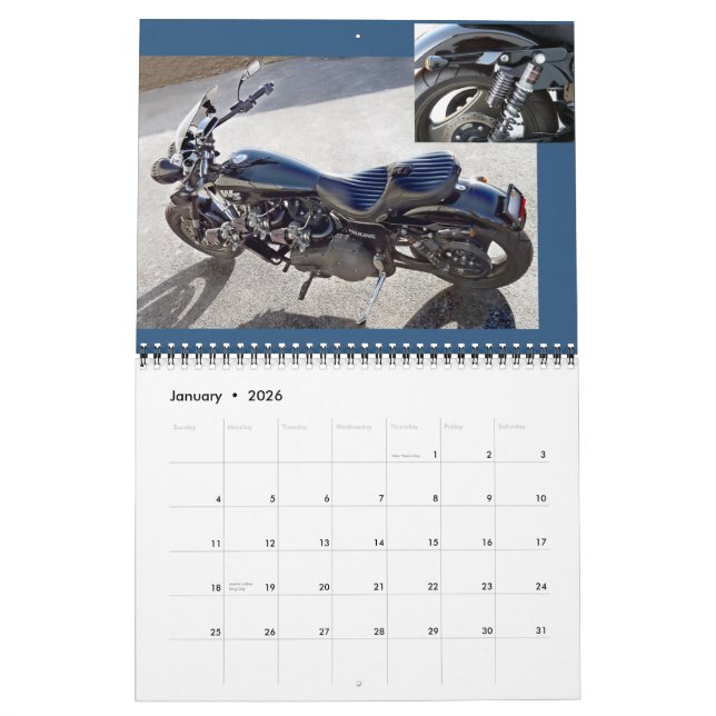 Calendrier 2016 de moto de W3 de Feuling (Jan 2026)