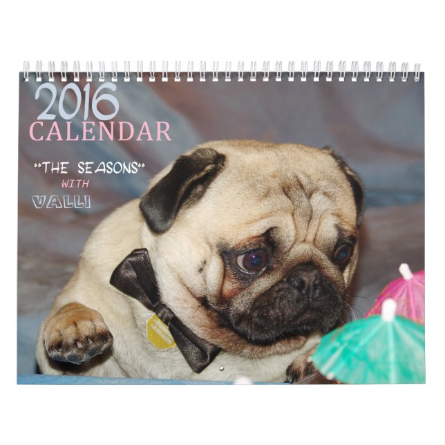 Calendrier 2016 d'Europug "les saisons avec Valli (Protection)