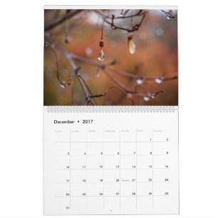 Calendrier 2017 calendrier, photos par Eric Johnson