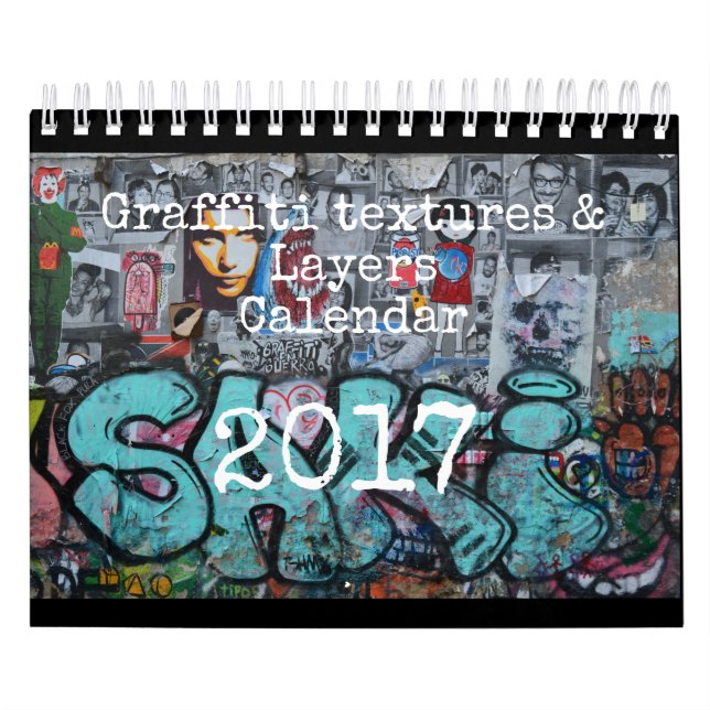 Calendrier 2017 de graffiti (Protection)