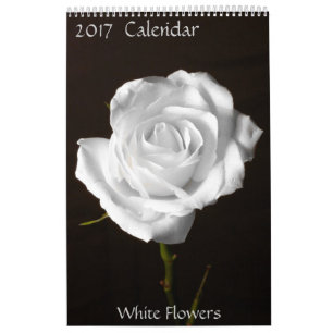 Calendrier 2017 - Fleurs Blanches Calendrier
