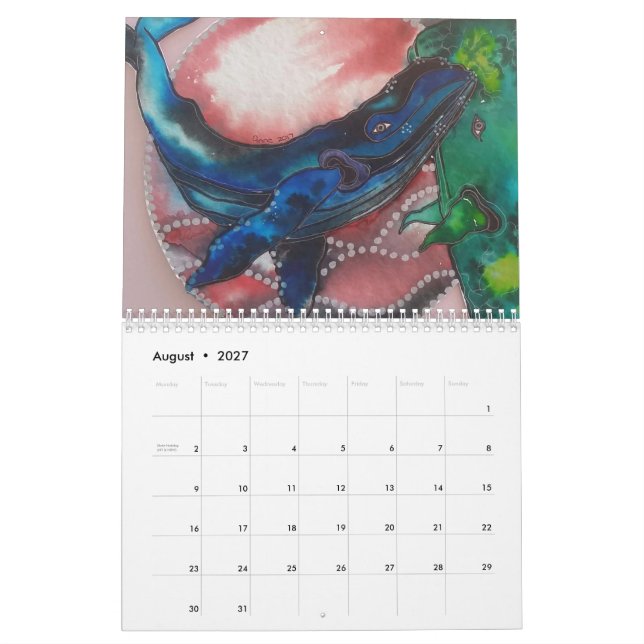 calendrier 2018 (Aug 2027)