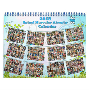 Calendrier 2018 de l'Atrophie musculaire de la col