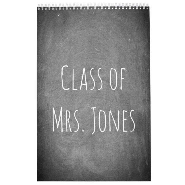 Calendrier 2018 de l'enseignant en tableau noir Te (Protection)