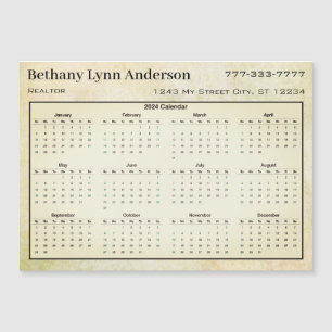 Calendrier 2019 Arbre de feuilles cardiaques Flora