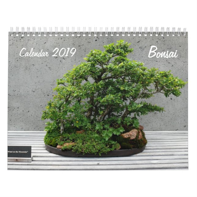 Calendrier 2019 avec Bonsai (Protection)
