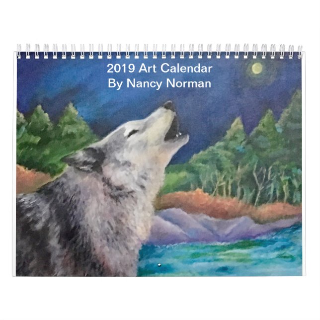 Calendrier 2019 d'art par le Normand de Nancy (Protection)