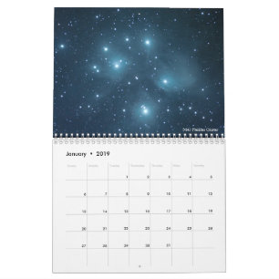 Calendrier 2019 d'astronomie