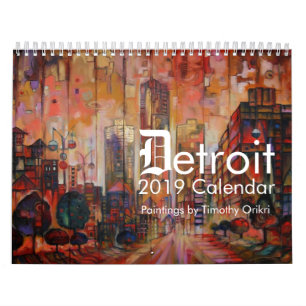 Calendrier 2019 de Detroit