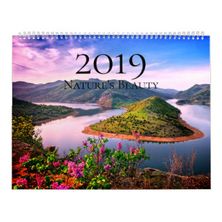 Calendrier 2019 de la beauté de la nature (grand)
