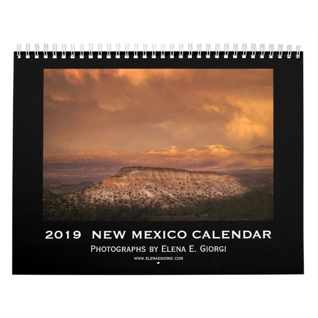 Calendrier 2019 du Nouveau Mexique (Protection)