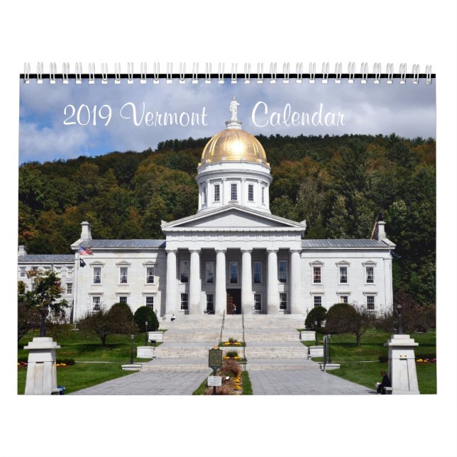 Calendrier 2019 du Vermont (Protection)