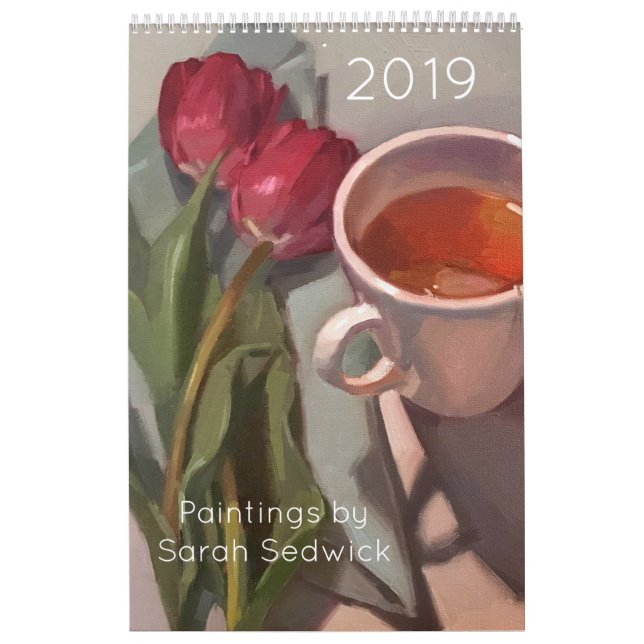Calendrier 2019, Peintures de Sarah Sedwick (Protection)