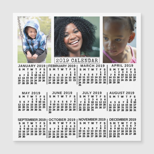 Calendrier 2019 (Voir la description pour la nouve (Devant)