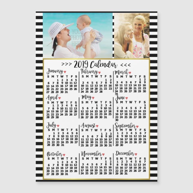 Calendrier 2019 (Voir la description pour la nouve (Devant)