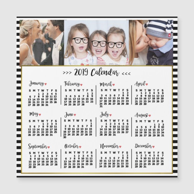 Calendrier 2019 (Voir la description pour la nouve (Devant)