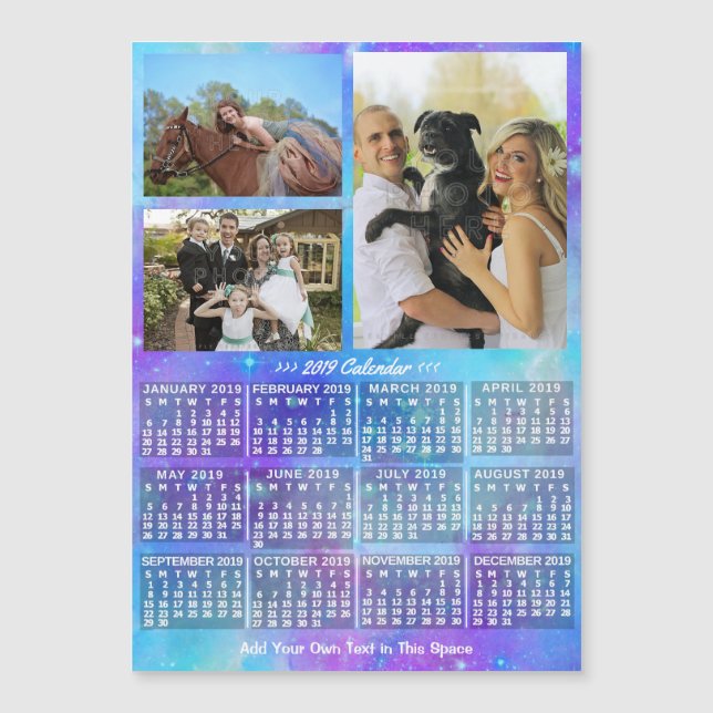 Calendrier 2019 (Voir la description pour la nouve (Devant)