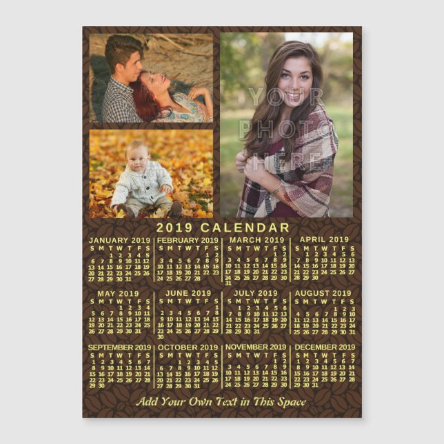 Calendrier 2019 (Voir la description pour la nouve (Devant)