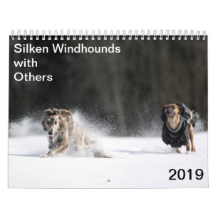 Calendrier 2019 Windhounds de soie avec d'autres 2