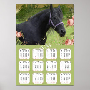 Calendrier 2020 Cheval ~ Affiche