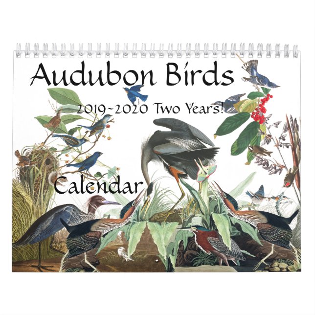 Calendrier 2020 des animaux 2019 de faune (Protection)