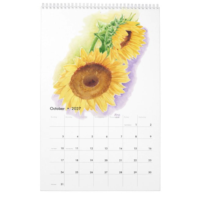 Calendrier 2020 (fixe) (Oct 2027)