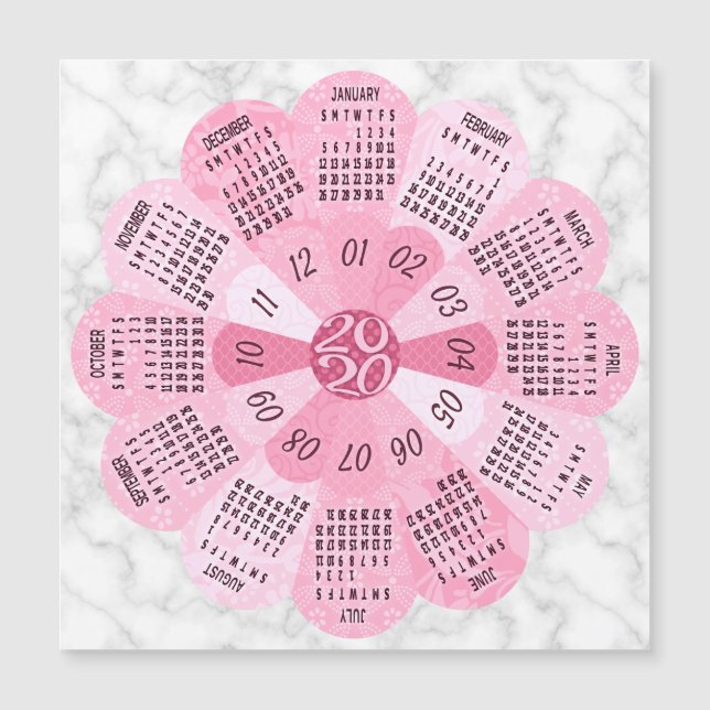 Calendrier 2020 (Voir la description pour la nouve (Devant)