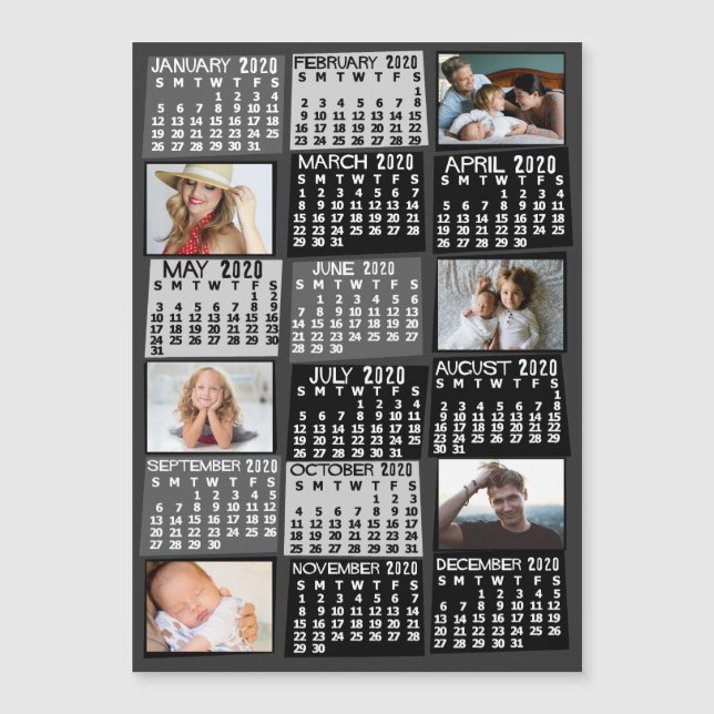 Calendrier 2020 (Voir la description pour la nouve (Devant)