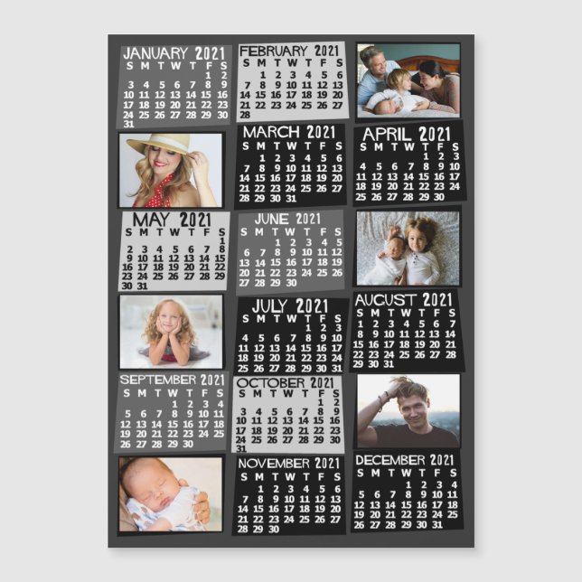 Calendrier 2021 (Voir la description pour la nouve (Devant)