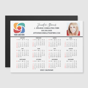Calendrier 2022 Custom Business Logo Entreprise Ma