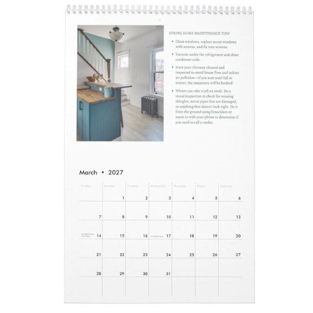 Calendrier 2022 de la Chicago Bungalow Association (Mar 2027)