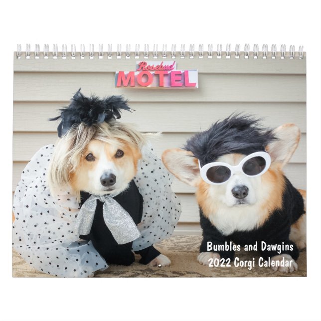 Calendrier 2022 des Bumbles et Dawgins Corgi (Protection)