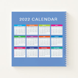 Calendrier 2022 simple et joli   CARNET
