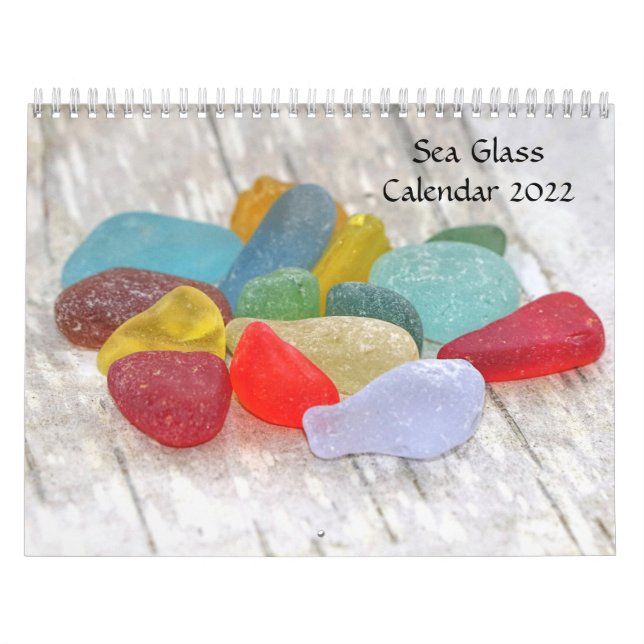 Calendrier 2022 sur le verre de mer (Protection)