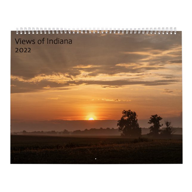 Calendrier 2022 Vues de l'Indiana (Protection)