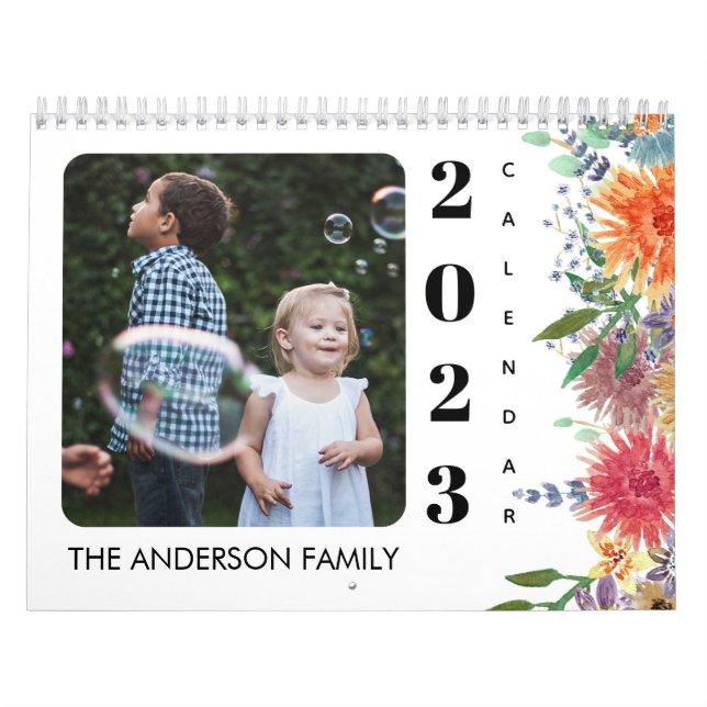 Calendrier 2023 avec vacances Planificateur de pho (Protection)