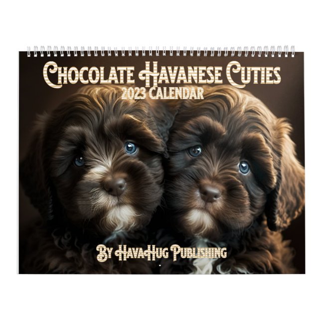 Calendrier 2023 Chocolat Havanais Chiot Par HavaHu (Protection)