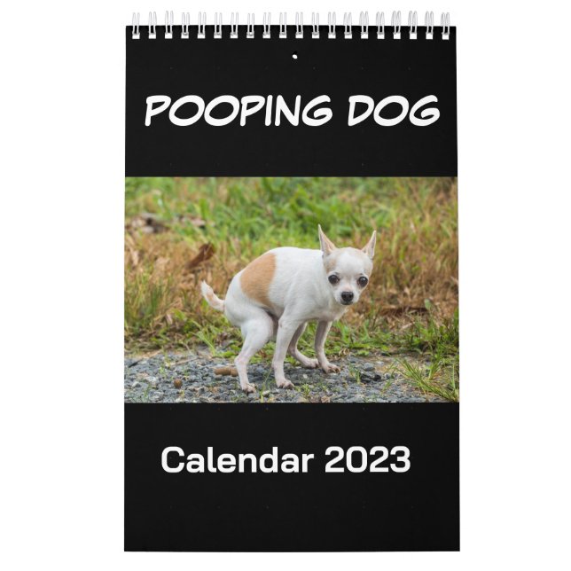 Calendrier 2023 de Pooping Dog (Protection)