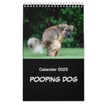 Calendrier 2023 de Pooping Dog