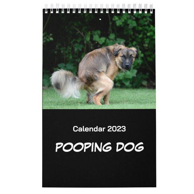 Calendrier 2023 de Pooping Dog (Protection)