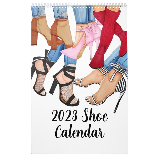 Calendrier 2023 des chaussures de mode (Protection)